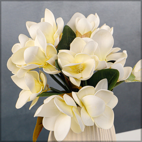 2bunches Artificial Magnolia Flowers in Bunch