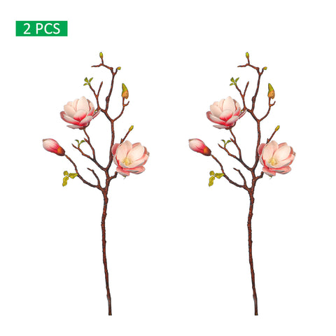 2pcs Nearly Natural Magnolia Flowers