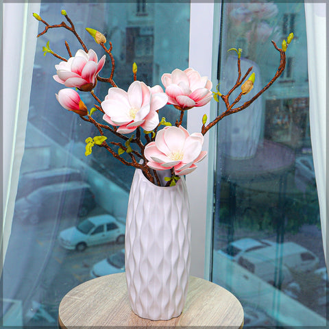 2pcs Nearly Natural Magnolia Flowers