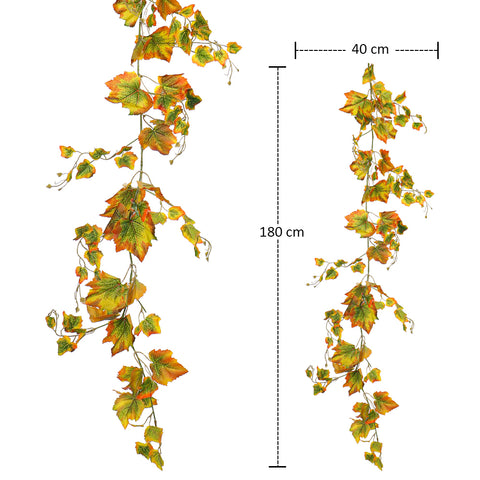 Artificial maple vine for decor