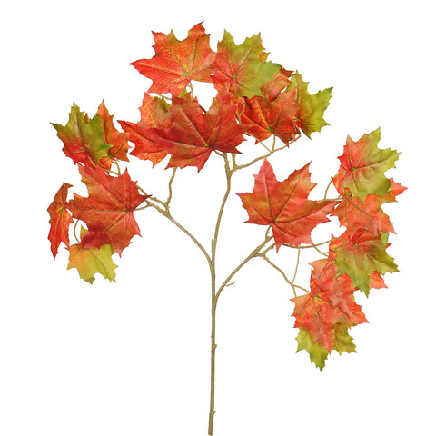 Artificial Maple Leaf Branch