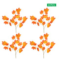 Faux maple leaves for autumn-themed decor