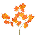 Artificial maple leaf branch for home decor