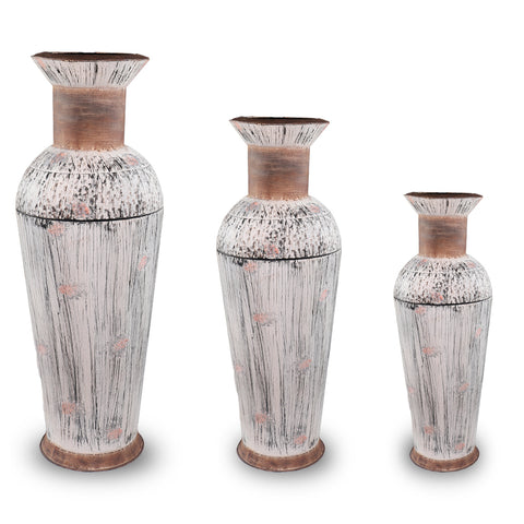 Design metal vase set