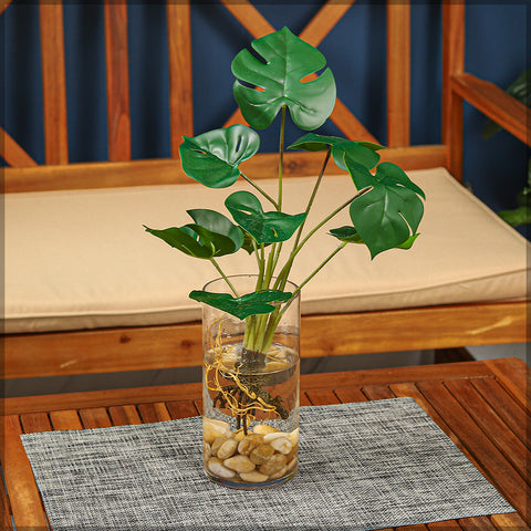 Lifelike artificial monstera for modern interiors