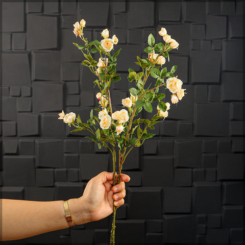 2pcs Artificial Mini Rose Flower Stem