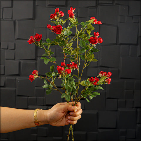 2pcs Artificial Mini Rose Flower Stem