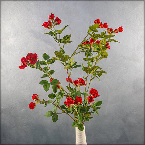 2pcs Artificial Mini Rose Flower Stem