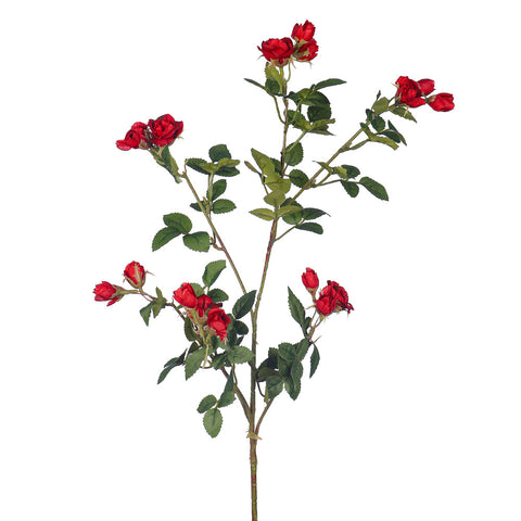 2pcs Artificial Mini Rose Flower Stem