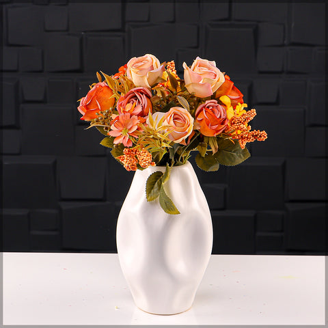 2pcs Artificial Mini Rose Flower with Filler Bunch