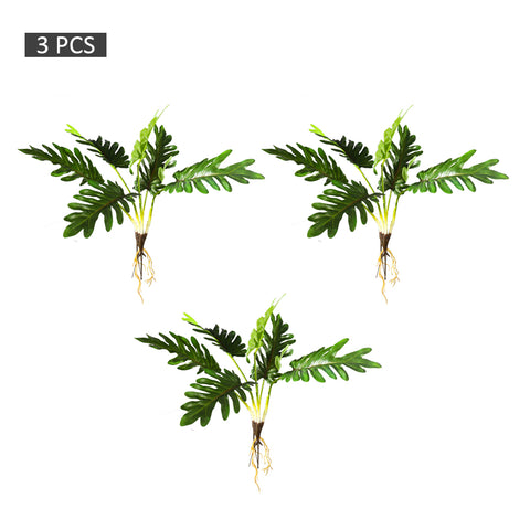 3pcs Artificial Mini Tropical Plant