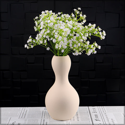 Contemporary minimalist ceramic vase for home decor