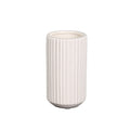 White Nordic design ceramic vase with stone shape