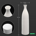 Tall ceramic vase for modern flower arrangements