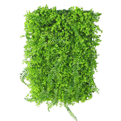 Artificial Mix Leaves Grass Wall Panel