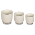 Contemporary plastic pot set