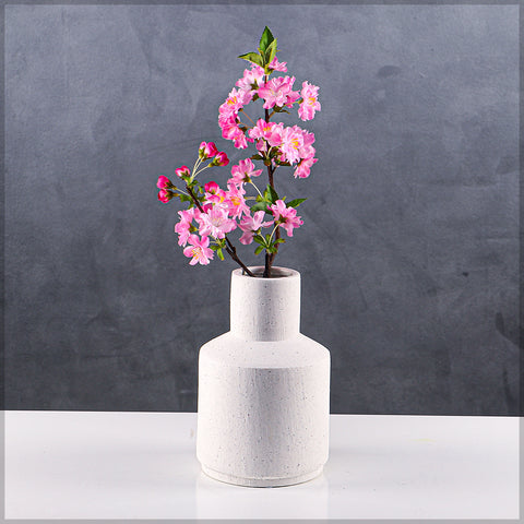 Textured ceramic vase for modern rustic home styling