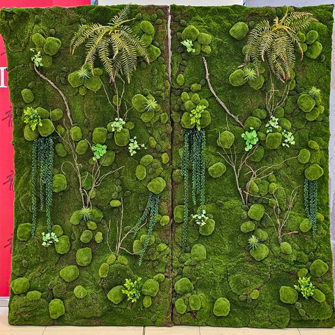 Moss Carpet Wall Decoration