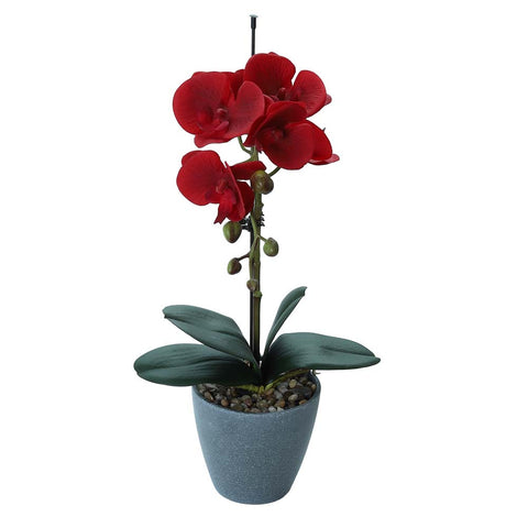 Artificial Potted Phalaenopsis Flower