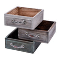 Stylish wooden crates for décor