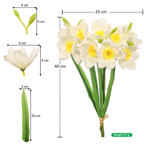 Artificial Narcissus Daffodil Fake Flower