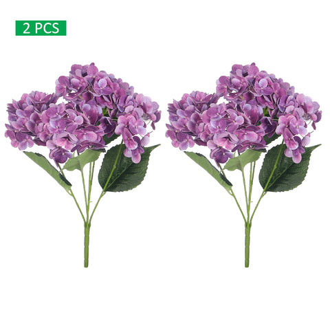 2bunches Nearly Natural 3D Hydrangea Flower