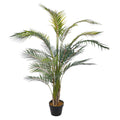 Elegant nearly natural areca palm displayed in a modern living room