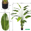 Faux banana plant 240cm high with realistic leaves