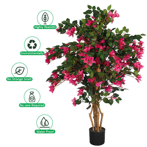 Artificial Bougainvillea Tree for Low-Maintenance Decor