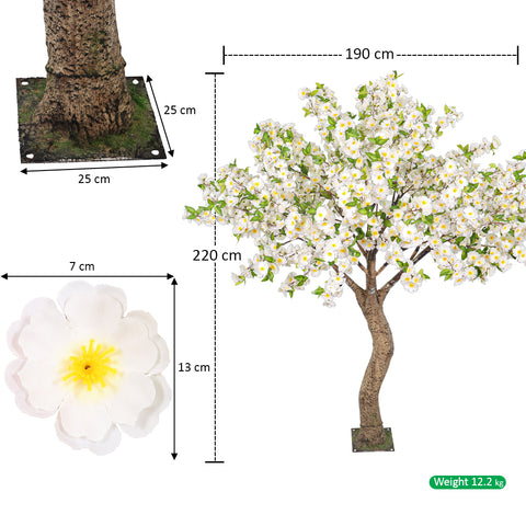 Nearly Natural Cherry Blossom Tree 2m High