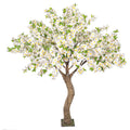 Artificial cherry blossom tree with lifelike petals