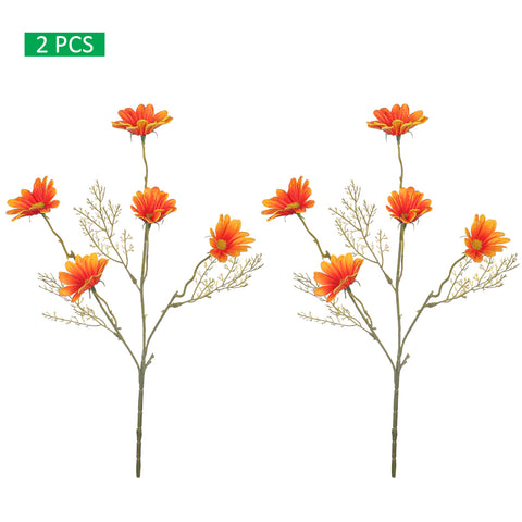 2pcs Nearly Natural Daisy Flower Stem