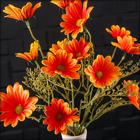 2pcs Nearly Natural Daisy Flower Stem