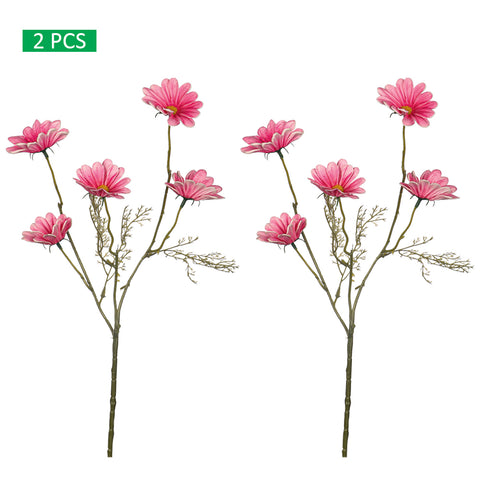 2pcs Nearly Natural Daisy Flower Stem