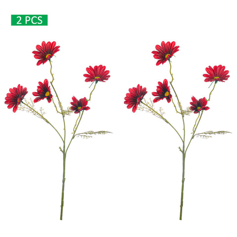 2pcs Nearly Natural Daisy Flower Stem