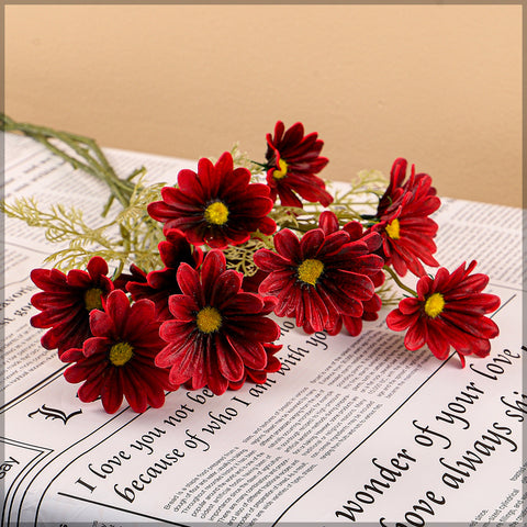 2pcs Nearly Natural Daisy Flower Stem