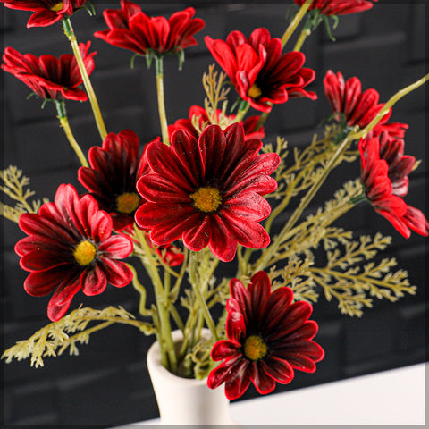 2pcs Nearly Natural Daisy Flower Stem