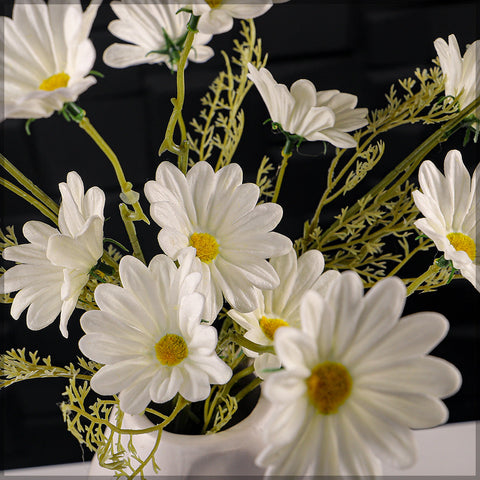 2pcs Nearly Natural Daisy Flower Stem