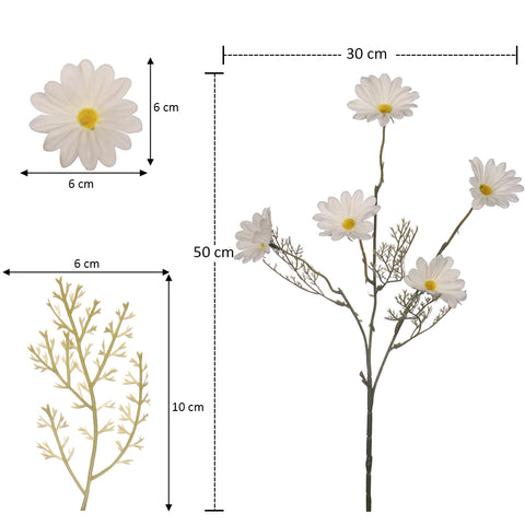 Nearly Natural Daisy Flower Stem