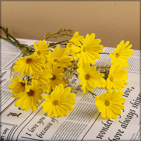 2pcs Nearly Natural Daisy Flower Stem