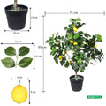 Nearly Natural Lemon Plant for elegant home decoration