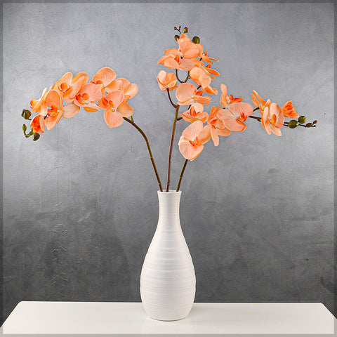 2pcs Nearly Natural Artificial Orchid Flower