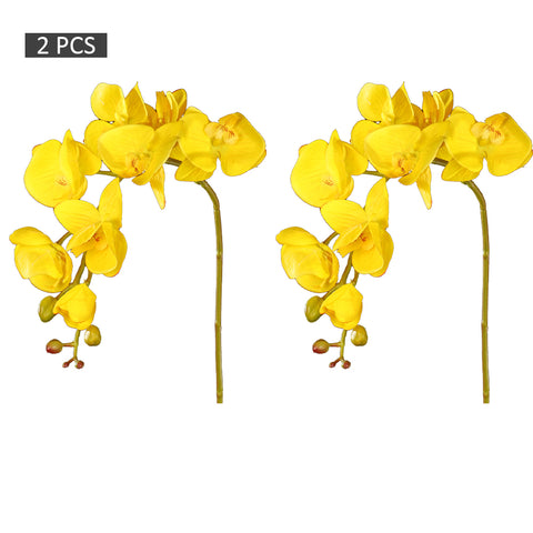 2pcs Nearly Natural Artificial Orchid Flower