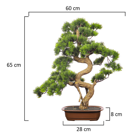 Lifelike nearly natural artificial bonsai plant