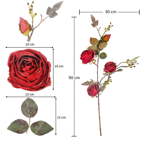 Nearly Natural Rose Flower Stem