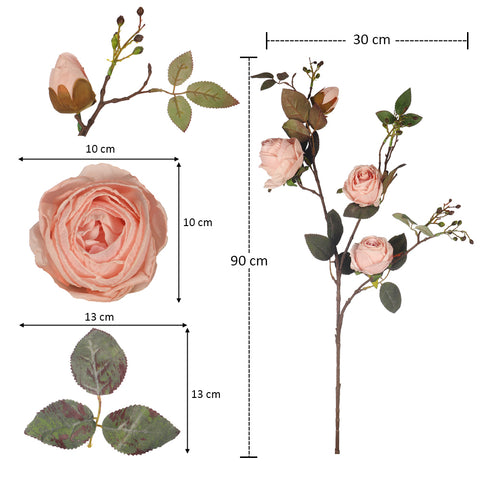 Nearly Natural Rose Flower Stem