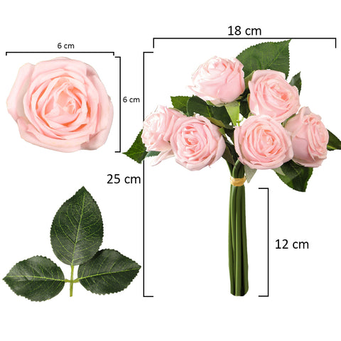 Real Touch Artificial Rose Flowers