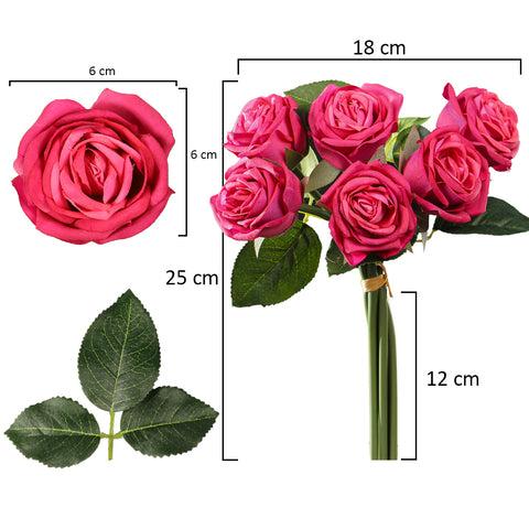 Real Touch Artificial Rose Flowers