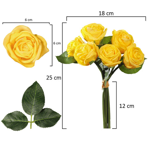 Real Touch Artificial Rose Flowers