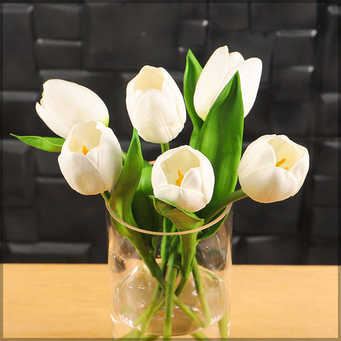 Natural Look Artificial Tulips